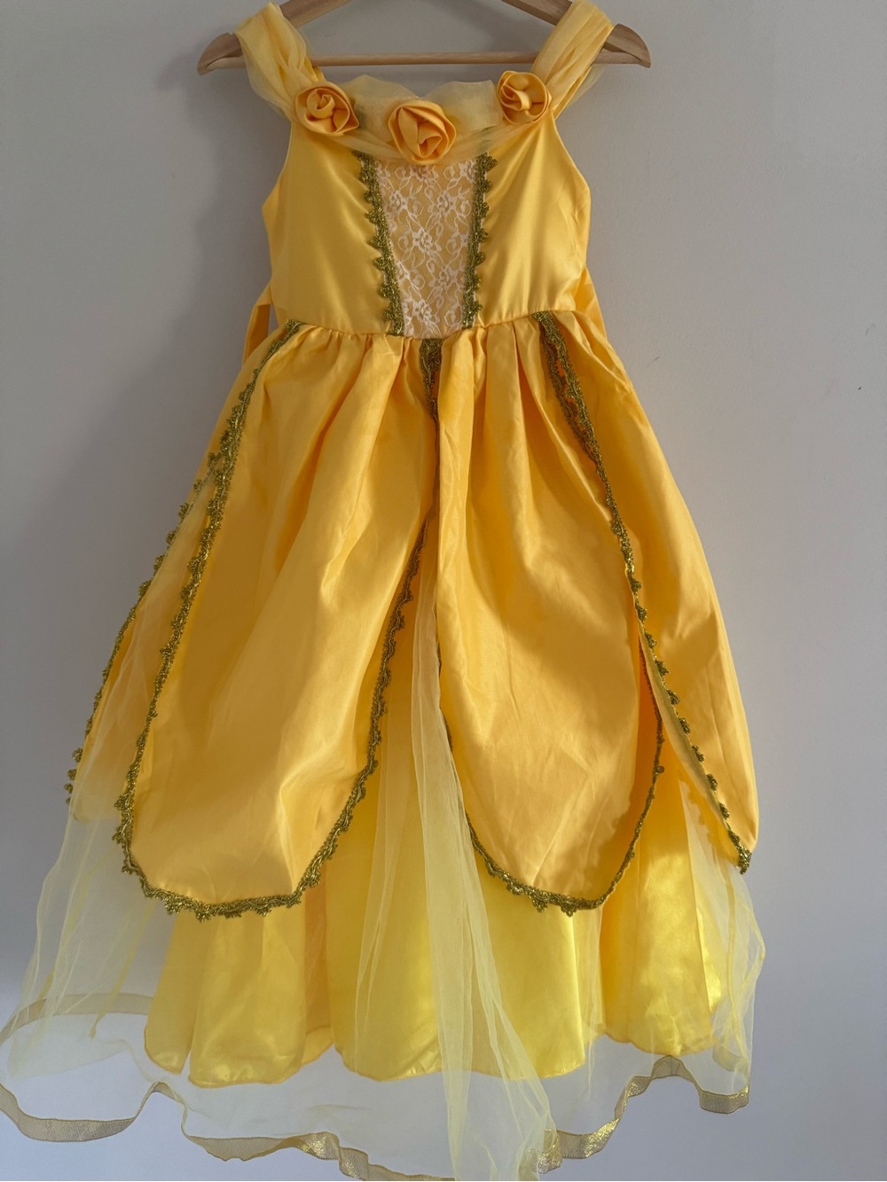 Princess Belle Yellow Dress Kids Size 10–12 150 cm - Picture 4 of 17